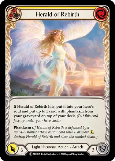 【U-MON021/EN/RF】Herald of Rebirth[Yellow]