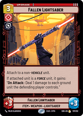 【SOR137/EN】Fallen Lightsaber