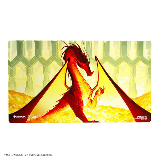 【GAMEGENIC】Magic: The Gathering | The Hobbit Shiny Playmat - Smaug the Golden※配送方法はゆうパックをご選択ください