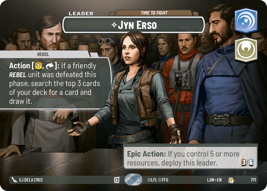 【LAW771/EN】Jyn Erso - Time to Fight(Showcase)