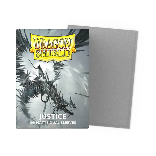 【Dragon Shield】Matte Dual - JUSTICE(スタンダードサイズ/100枚入り)※配送方法はゆうパックをご選択ください