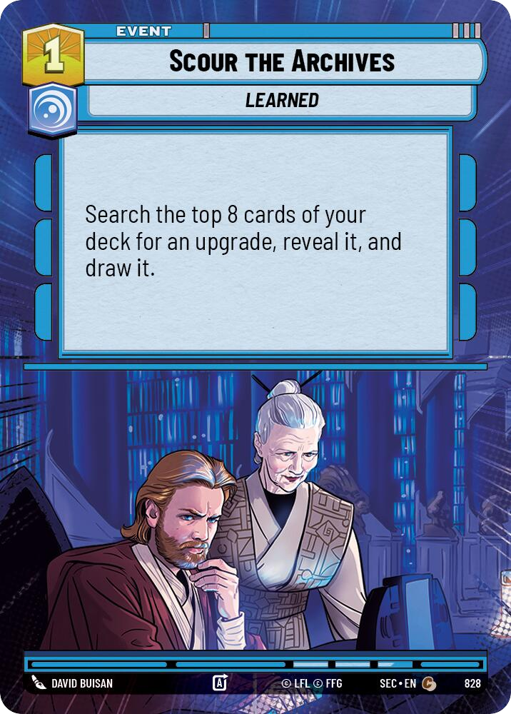 【SEC0828/EN】Scour the Archives (Hyperspace/Foil)