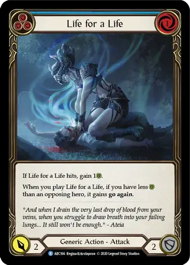 【U-ARC166/EN】Life for a Life[Blue]