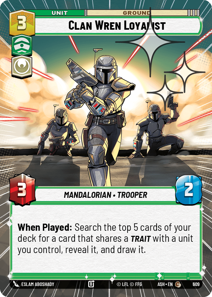 【ASH609/EN】Clan Wren Loyalist (Hyperspace/Foil)