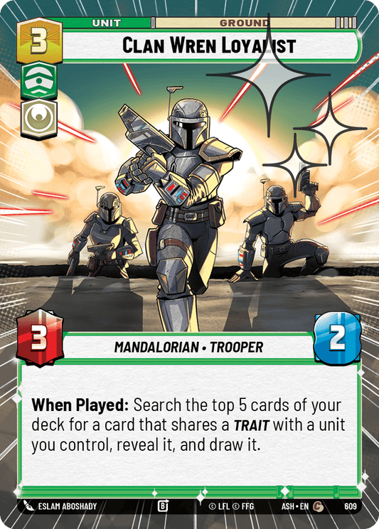 【ASH609/EN】Clan Wren Loyalist (Hyperspace/Foil)