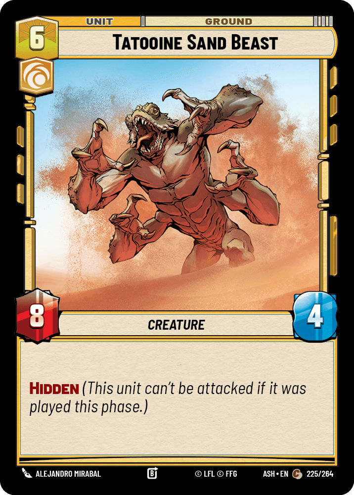 【ASH225/EN】Tatooine Sand Beast