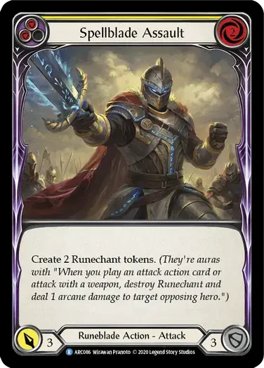 【U-ARC086/EN】Spellblade Assault[Yellows]