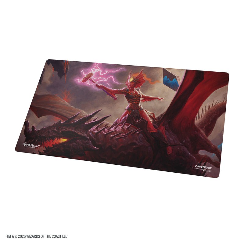 【GAMEGENIC】Magic: The Gathering | REALITY FRACTURE DOUBLE-SIDED PLAYMAT - KIORA OF SALT AND SAND/KIORA OF FIRE AND ASHES※配送方法はゆうパックをご選択ください