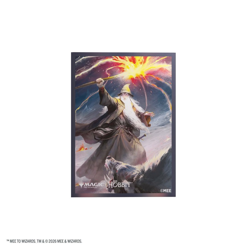 【GAMEGENIC】Magic: The Gathering | The Hobbit Premium Art Sleeves - Gandalf, Shadow's Foe※配送方法はゆうパックをご選択ください