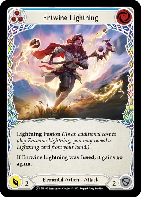 【U-ELE102/EN】Entwine Lightning[Blue]