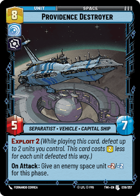 【TWI038/EN】Providence Destroyer(FOIL)