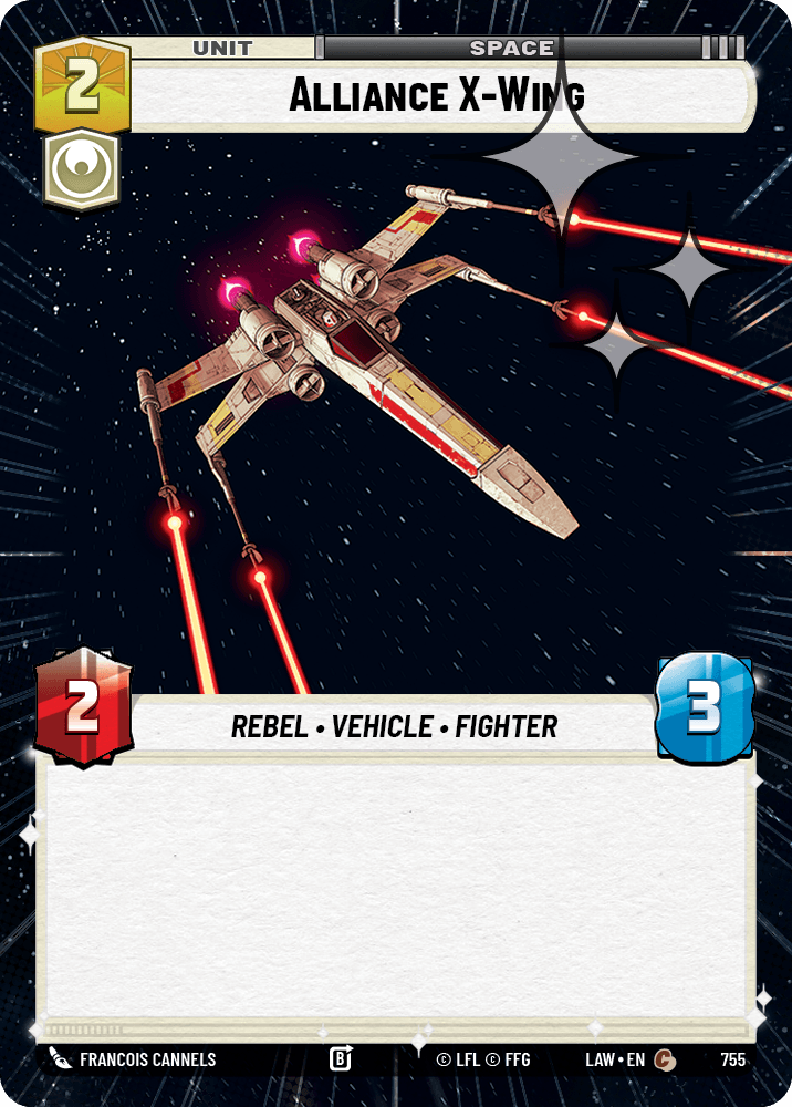 【LAW755/EN】Alliance X-Wing (Hyperspace/Foil)