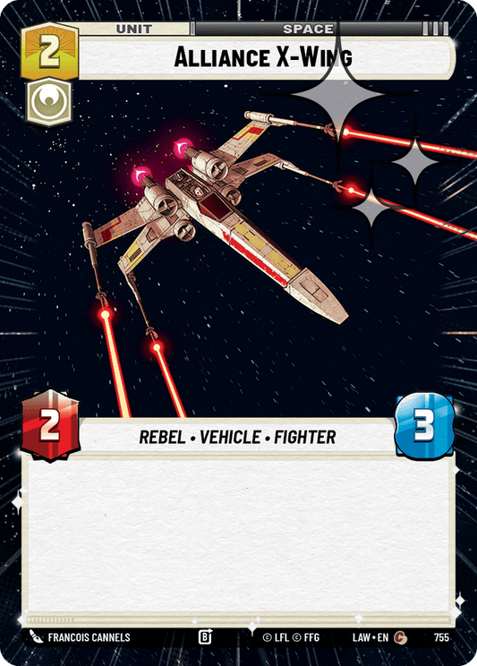 【LAW755/EN】Alliance X-Wing (Hyperspace/Foil)