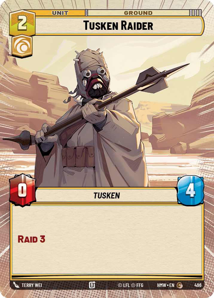 【HMW496/EN】Tusken Raider（HYPERSPACE）