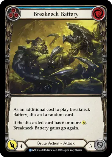 【U-WTR013/EN】Breakneck Battery[Blue]