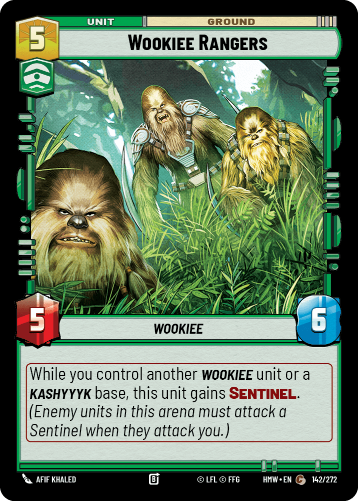 【HMW142/EN】Wookiee Rangers