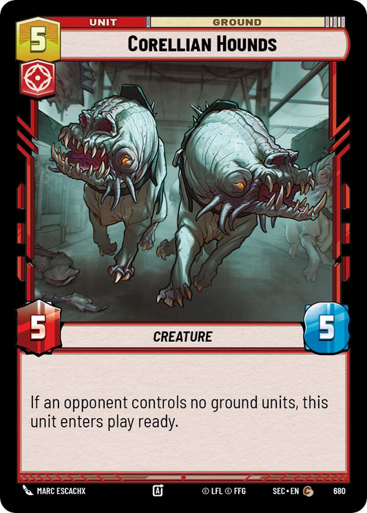 【SEC0680/EN】Corellian Hounds (Foil)