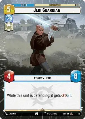 【LOF789/EN】Jedi Guardian(Hyperspace/Foil)