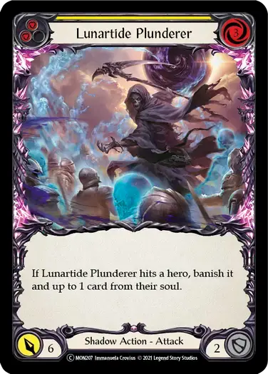 【U-MON207/EN/RF】Lunartide Plunderer[Yellow]