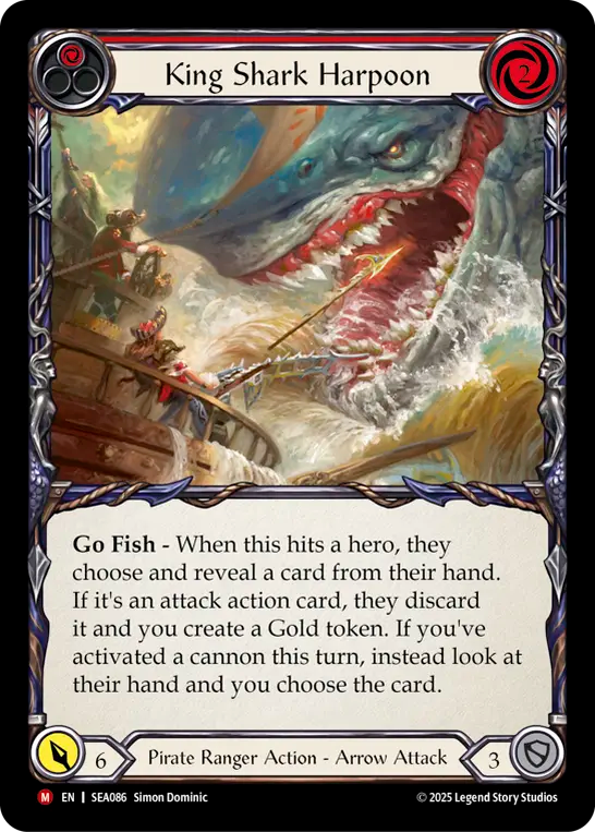 【SEA086/EN】King Shark Harpoon/キングシャークの銛