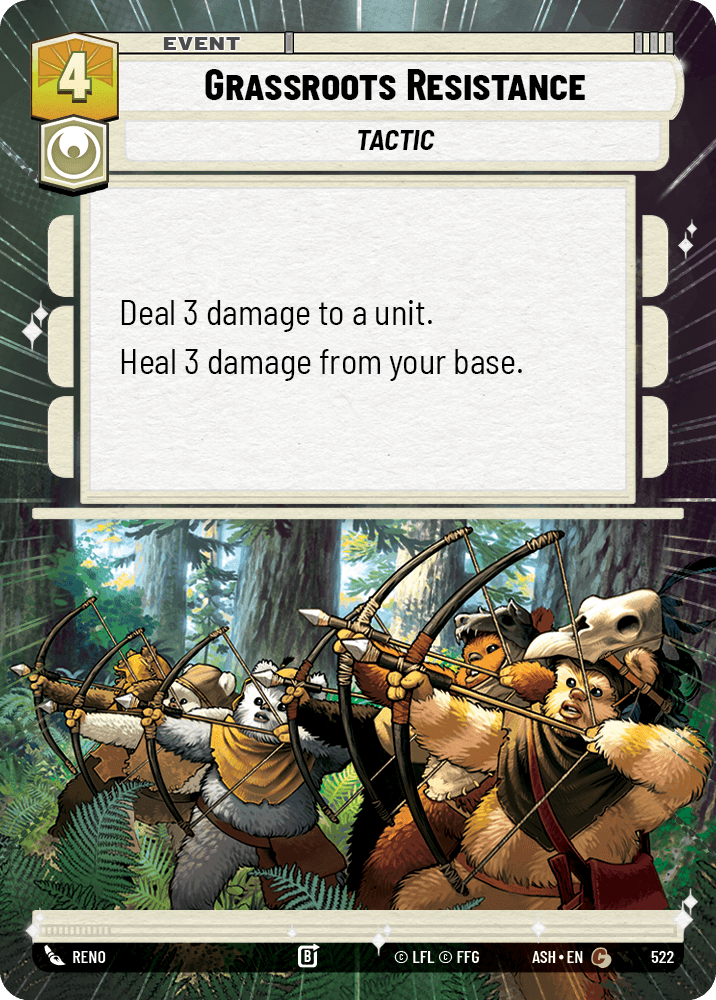 【ASH522/EN】Grassroots Resistance (Hyperspace)