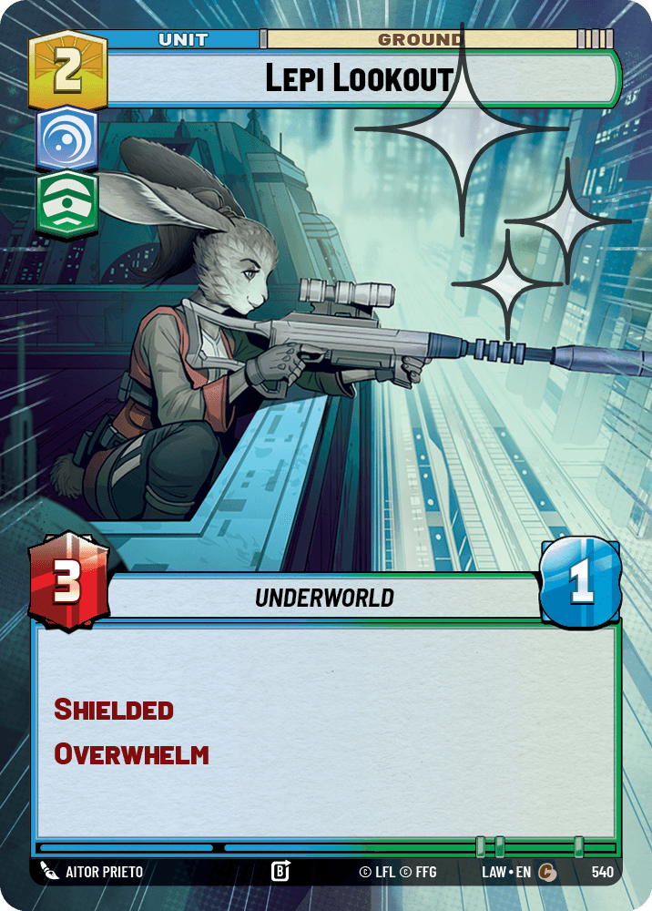 【LAW540/EN】Lepi Lookout (Hyperspace/Foil)