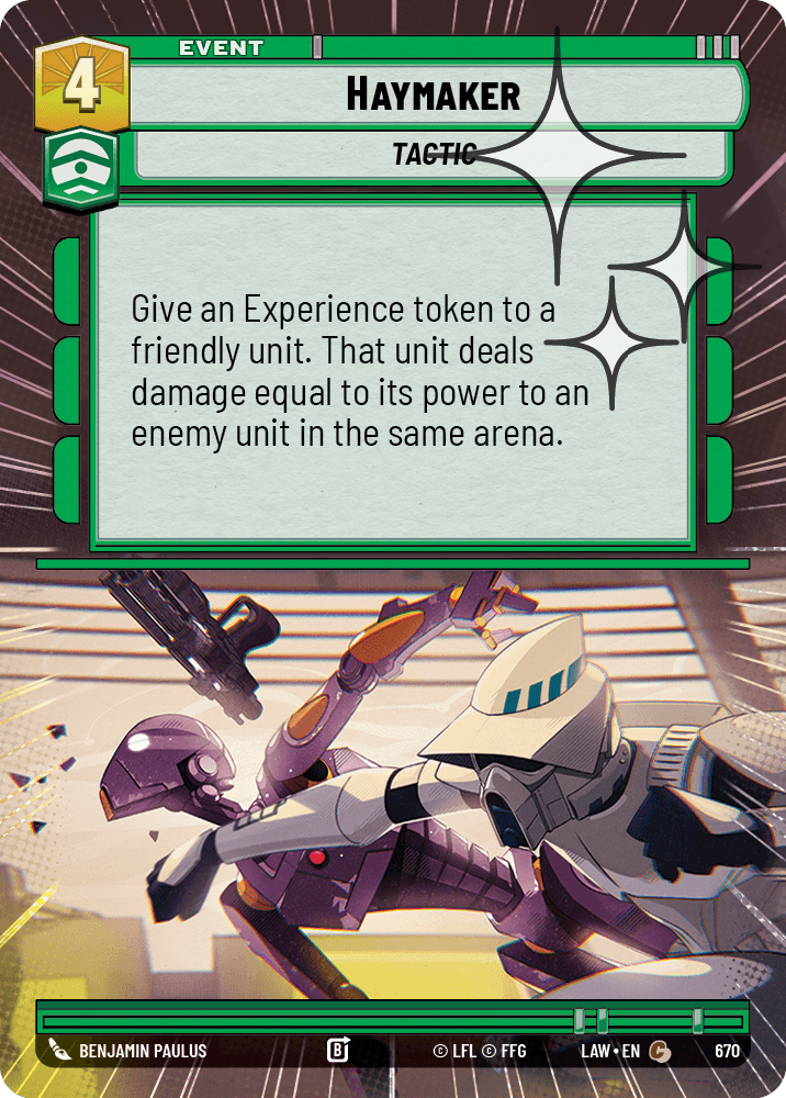 【LAW670/EN】Haymaker (Hyperspace/Foil)