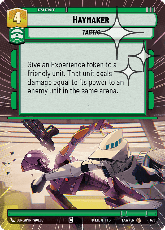 【LAW670/EN】Haymaker (Hyperspace/Foil)