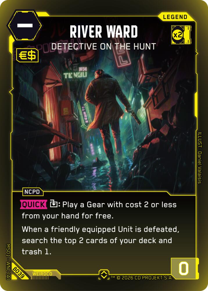 【WNCBβ039/EN】River Ward: Detective on the Hunt