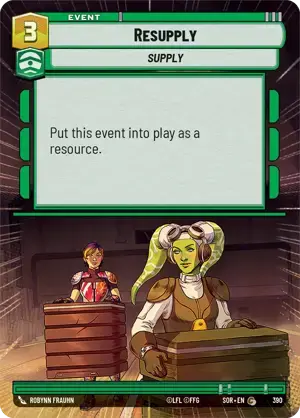 【SOR390/EN】Resupply (HYPERSPACE)