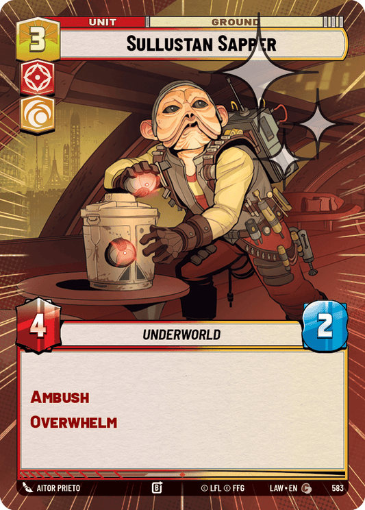 【LAW583/EN】Sullustan Sapper (Hyperspace/Foil)