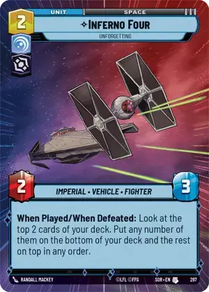 【SOR297/EN】Inferno Four - Unforgetting (HYPERSPACE)