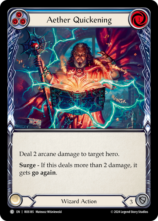 【ROS185/EN】Aether Quickening/エーテルの急活性[Blue]