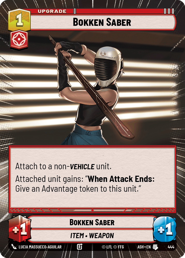 【ASH444/EN】Bokken Saber (Hyperspace)