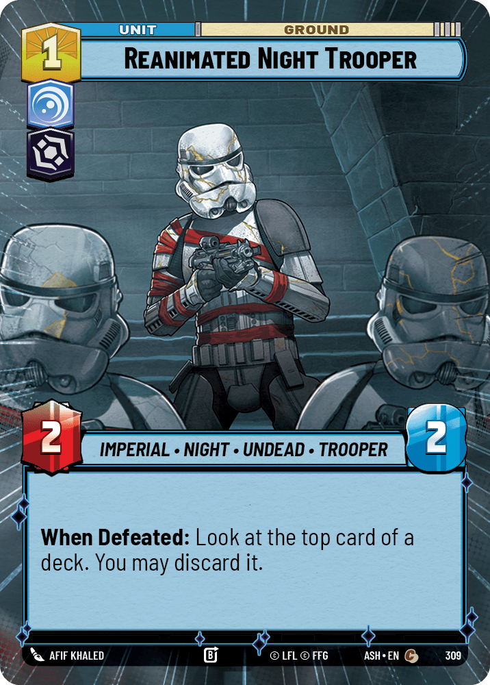 【ASH309/EN】Reanimated Night Trooper (Hyperspace)