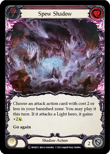 【U-MON212/EN/RF】Spew Shadow[Red]