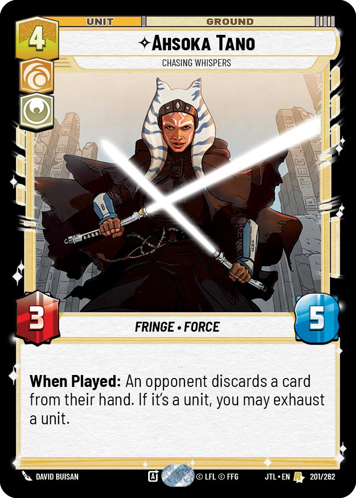 【JTL699/EN】Ahsoka Tano - Chasing Whispers(Foil)