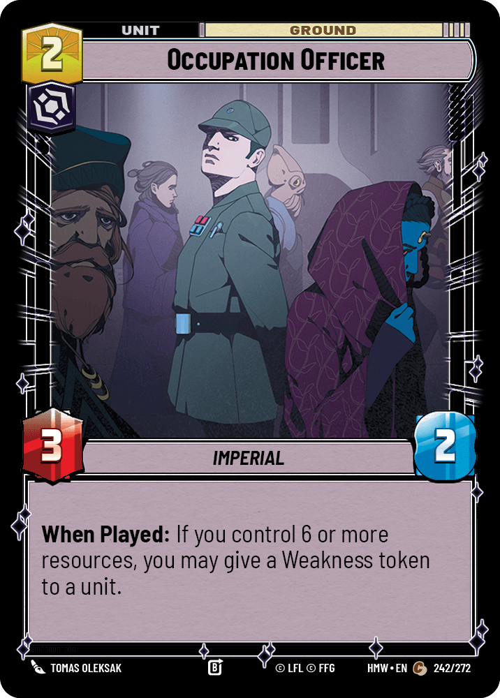 【HMW242/EN】Occupation Officer