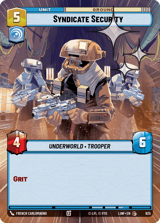 【LAW625/EN】Syndicate Security (Hyperspace/Foil)