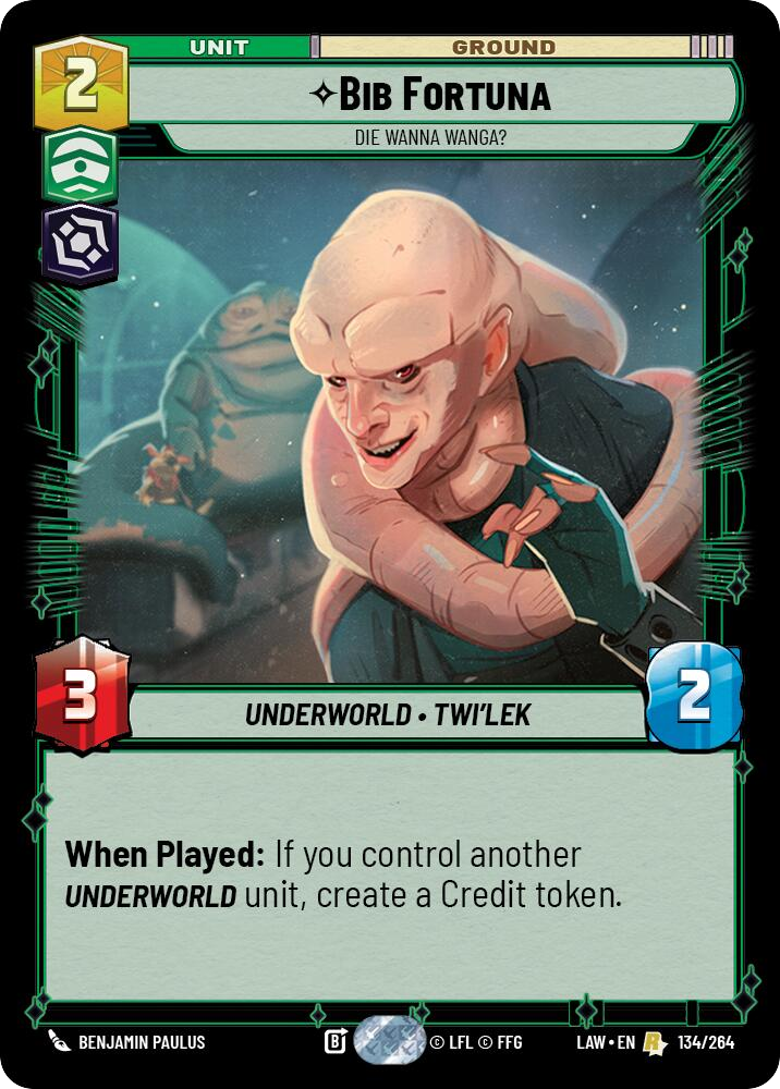 【LAW134/EN】Bib Fortuna - Die Wanna Wanga?