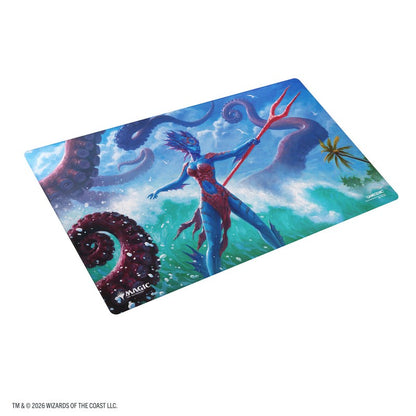 【GAMEGENIC】Magic: The Gathering | REALITY FRACTURE DOUBLE-SIDED PLAYMAT - KIORA OF SALT AND SAND/KIORA OF FIRE AND ASHES※配送方法はゆうパックをご選択ください