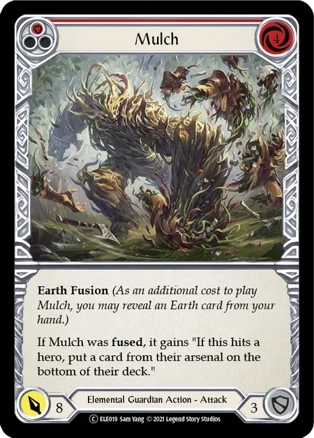 【U-ELE019/EN】Mulch[Red]