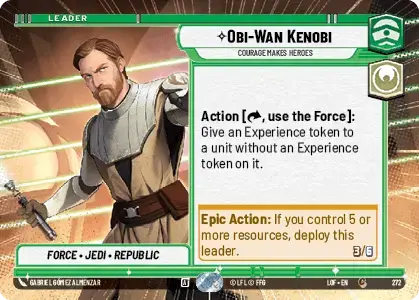 【LOF272/EN】Ob-Wan Kenobi - Courage Makes Heroes(Hyperspace)
