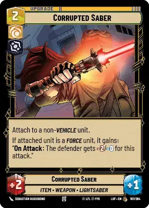 【LOF187/EN】Corrupted Saber