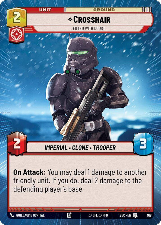 【SEC0918/EN】Crosshair - Filled With Doubt (Hyperspace/Foil)