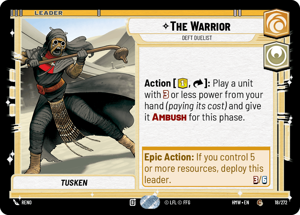 【HMW018/EN】The Warrior - Deft Duelist