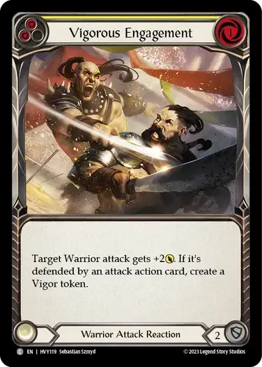 【HVY119/EN/RF】Vigorous Engagement/活発な交戦[Yellow]