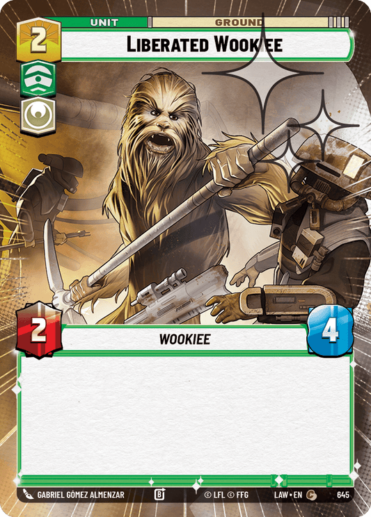 【LAW645/EN】Liberated Wookiee (Hyperspace/Foil)