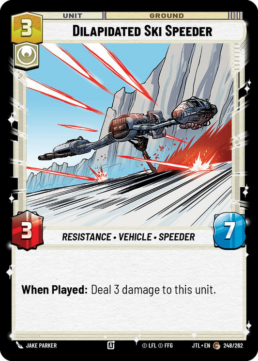 【JTL746/EN】Dilapidated Ski Speeder(Foil)