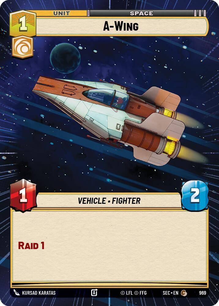 【SEC0969/EN】A-Wing (Hyperspace/Foil)